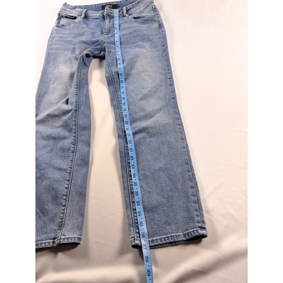 Hudson Signature Flap Pocket Bootcut Jeans Mid Rise Light Wash 2000s Revival SZ8 - Picture 5 of 11